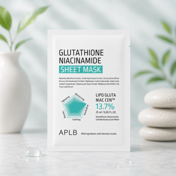 APLB Glutathione Niacinamide Sheet Mask 25 ml